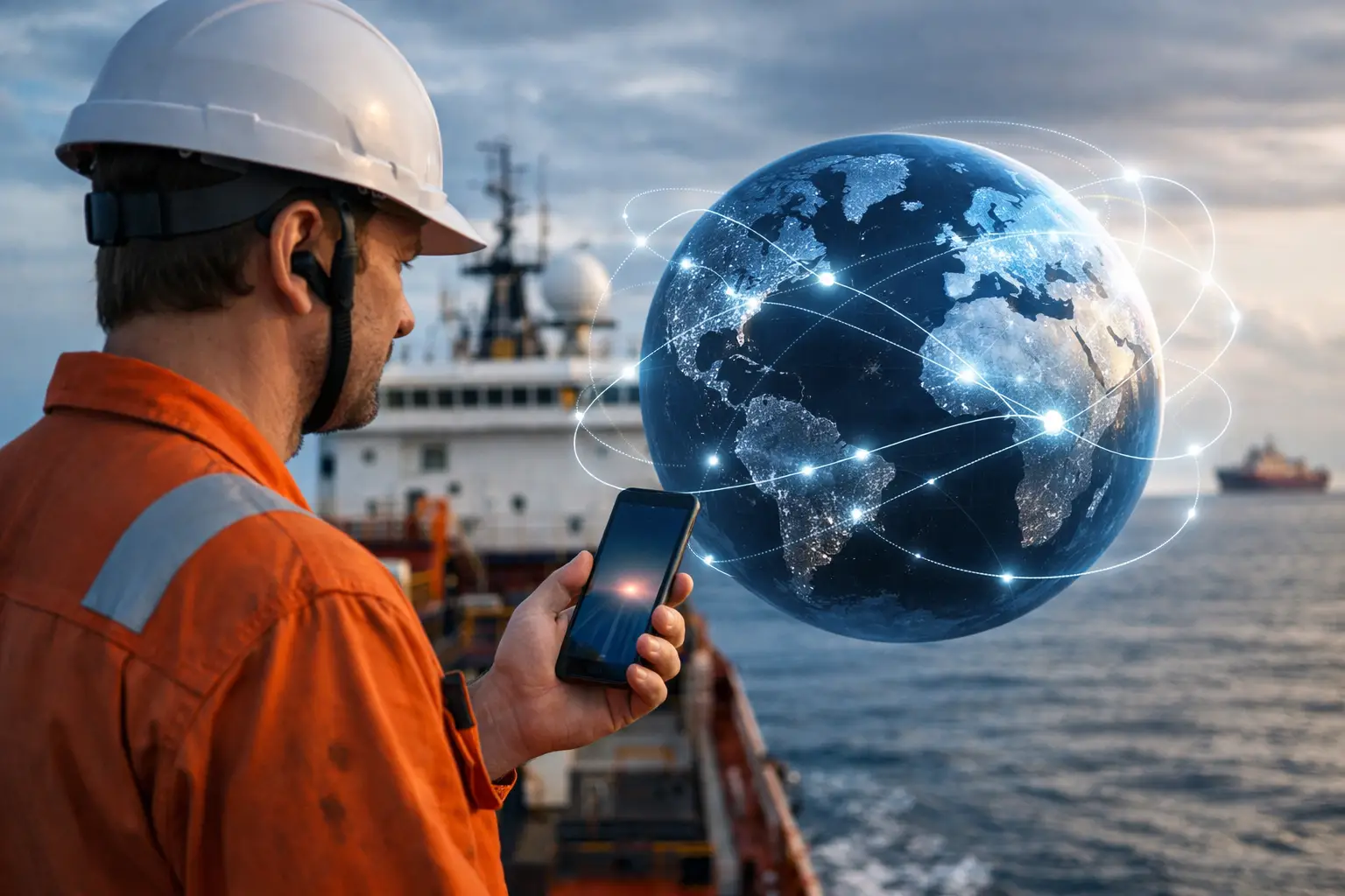 Global Crew eSIM for Seafarers at Sea