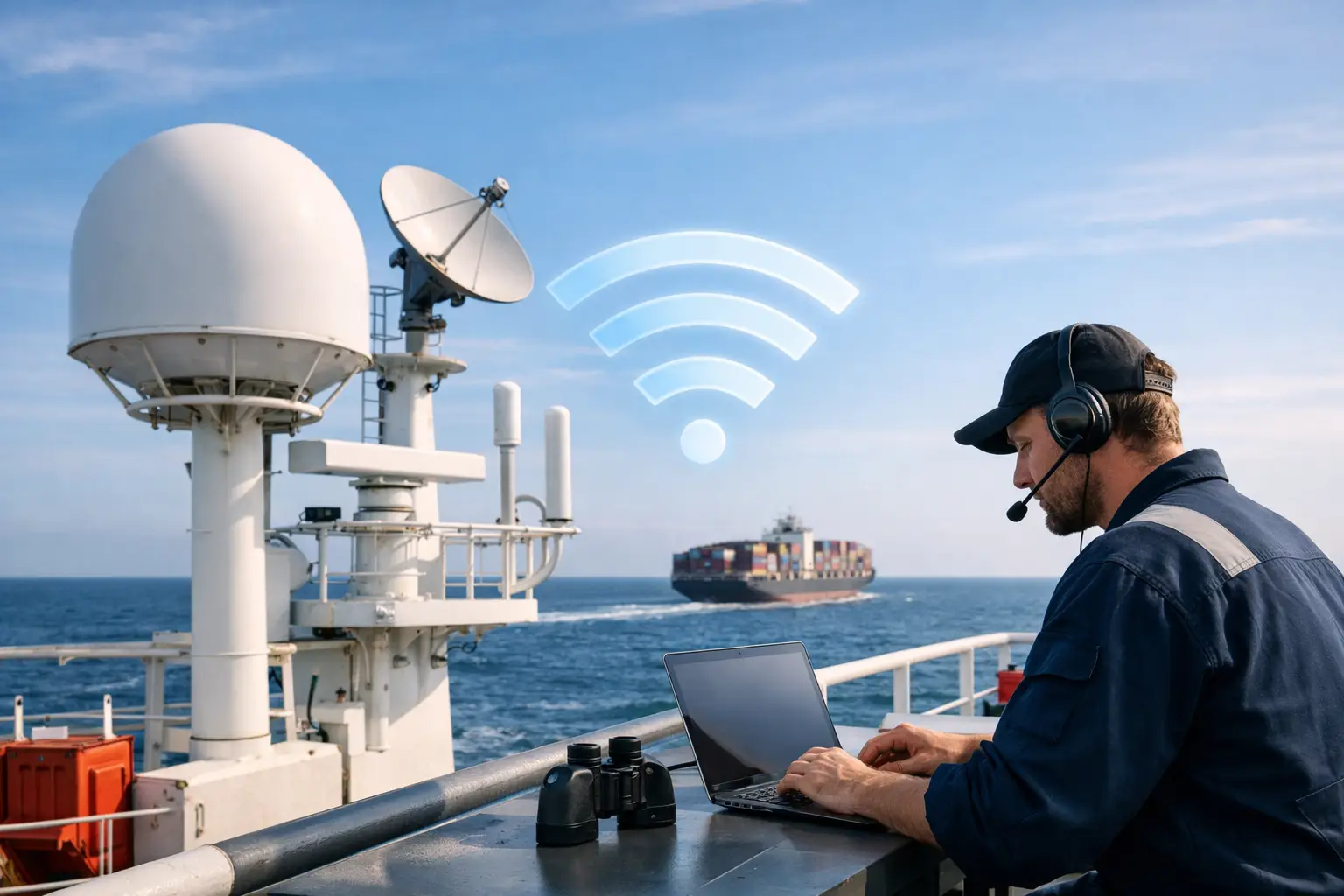 Internet Onboard Ships: What Actually Works